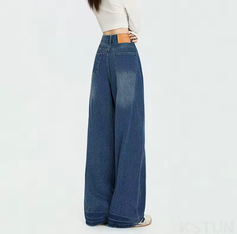 Womens Wide Leg Jeans