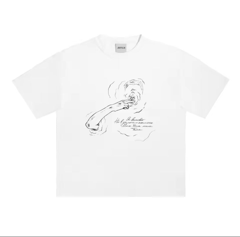 Casual T-shirt smoke