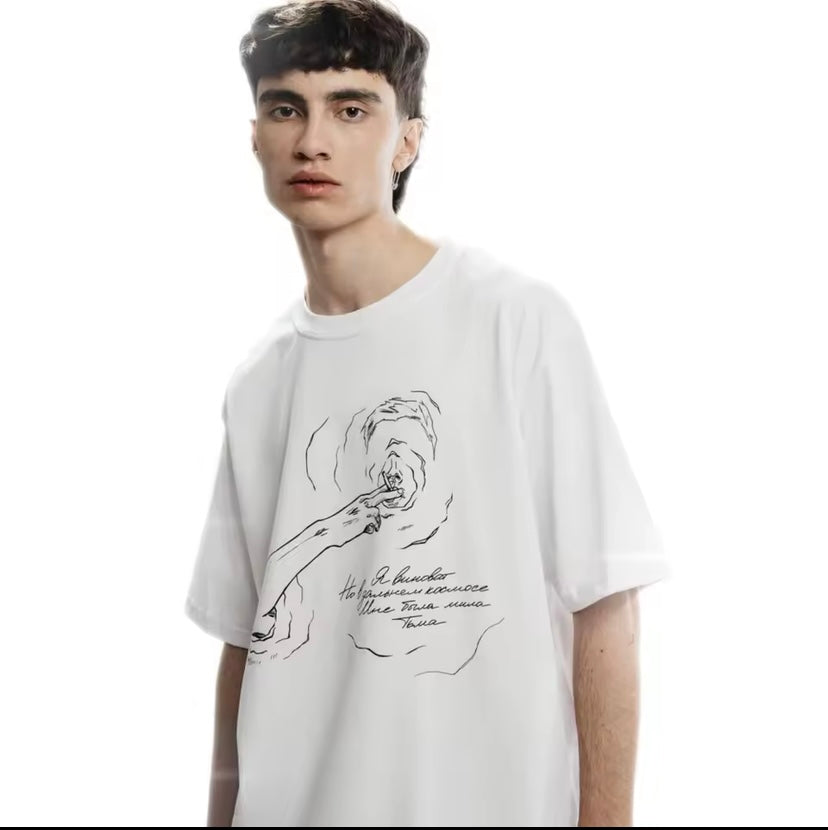 Casual T-shirt smoke