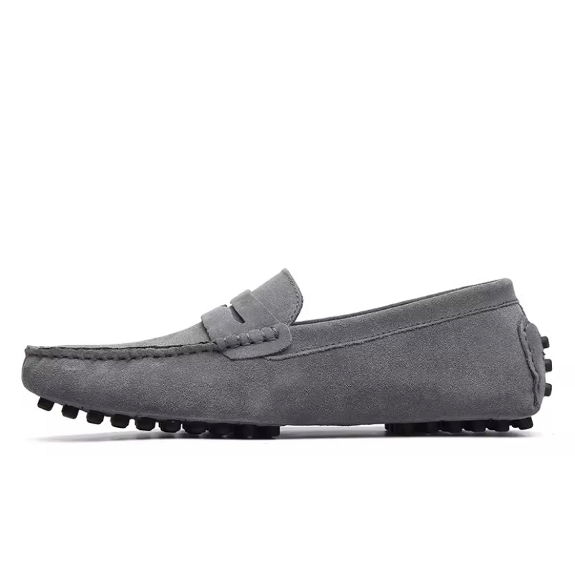 Men's suede leather casual moccasins