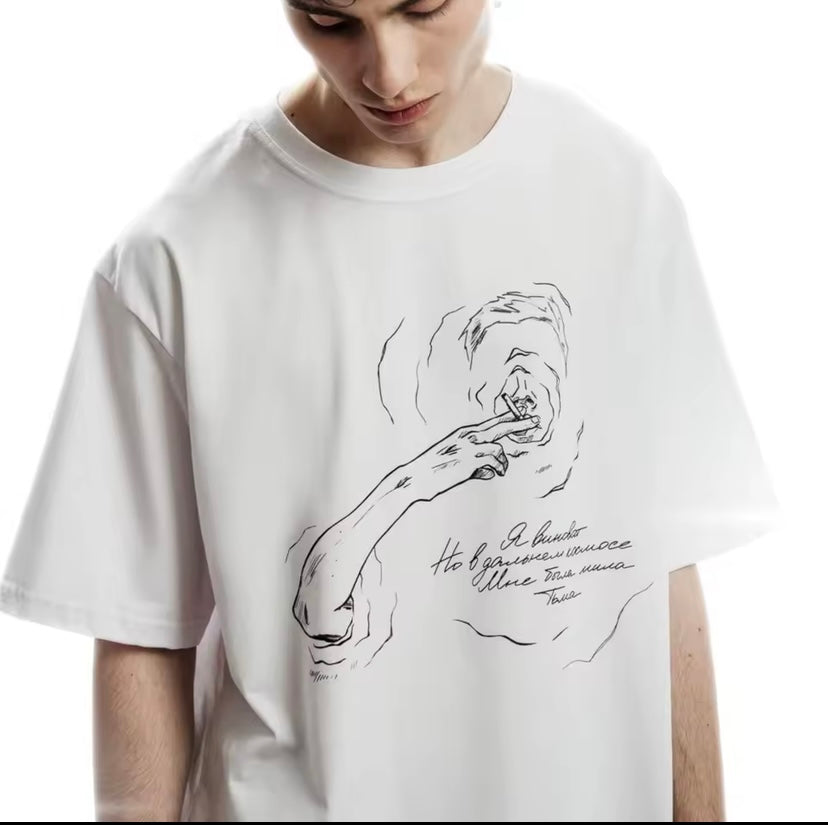 Casual T-shirt smoke