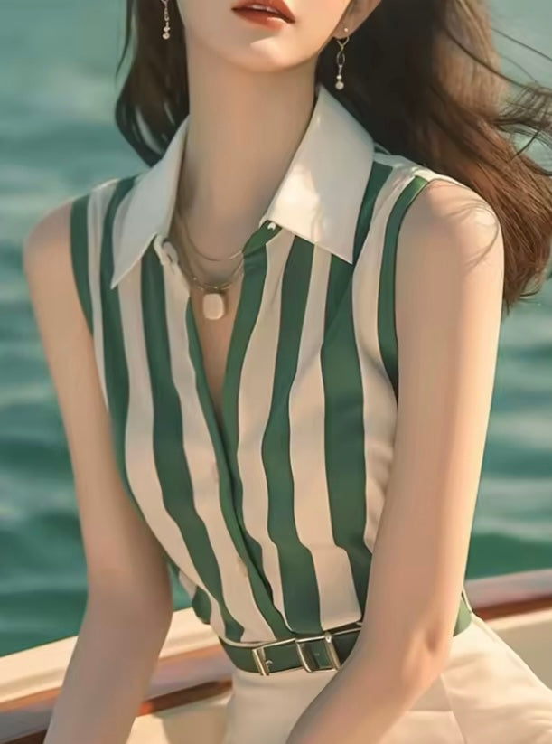 Sleeveless Blouse Summer