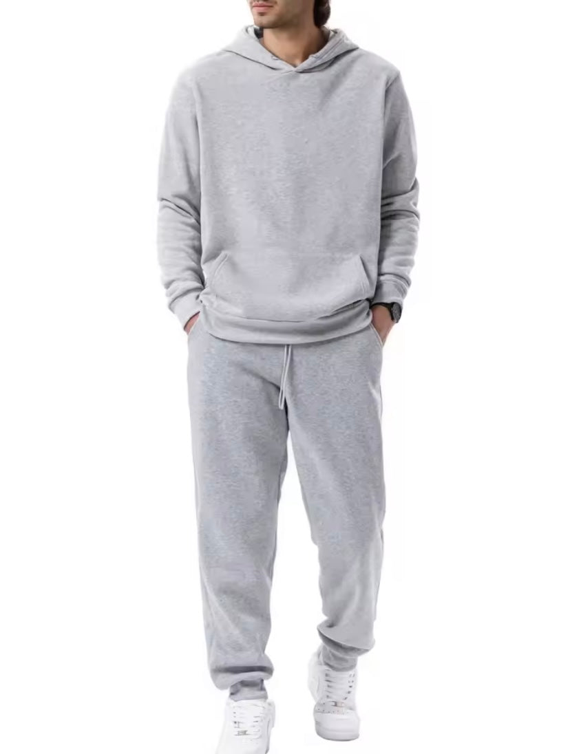 Grey men's sports suit