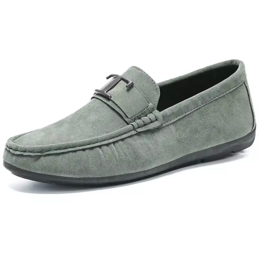 Men's suede leather casual moccasins