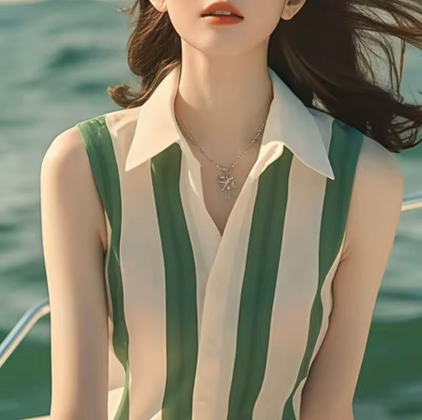 Sleeveless Blouse Summer