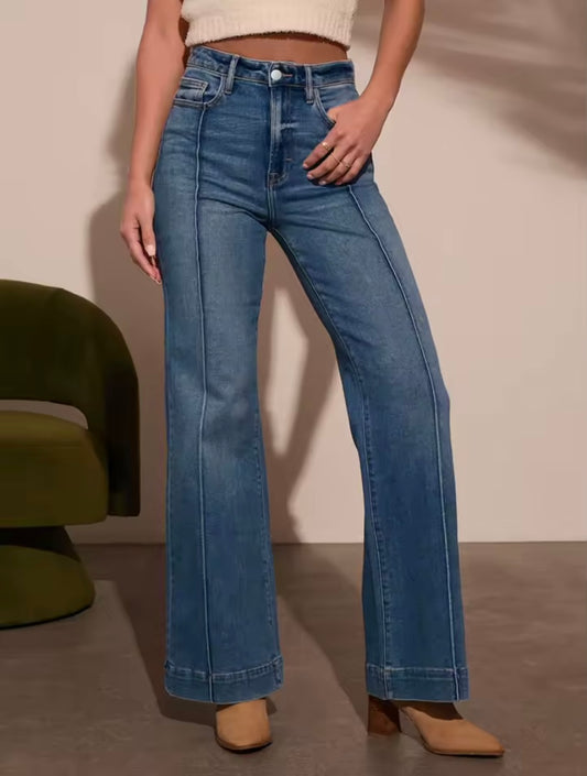 straight jeans slim fit wide leg