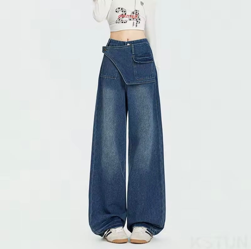 Womens Wide Leg Jeans
