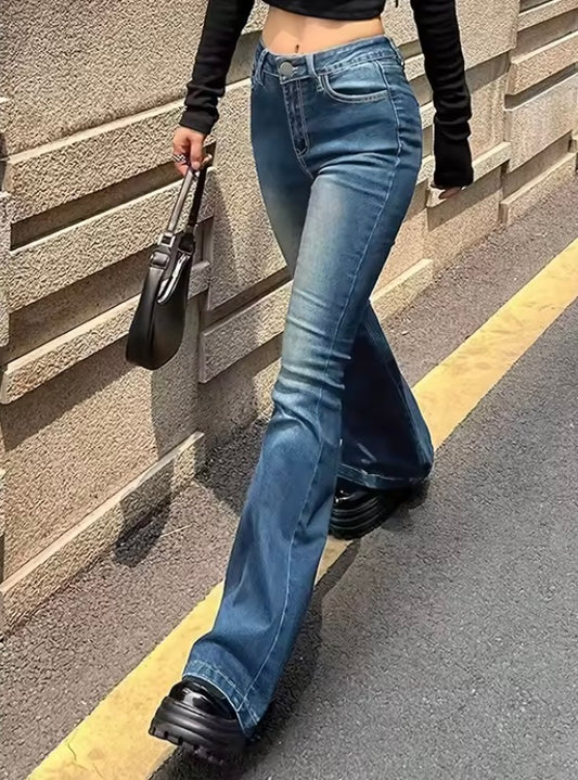 Waist Flared Jeans