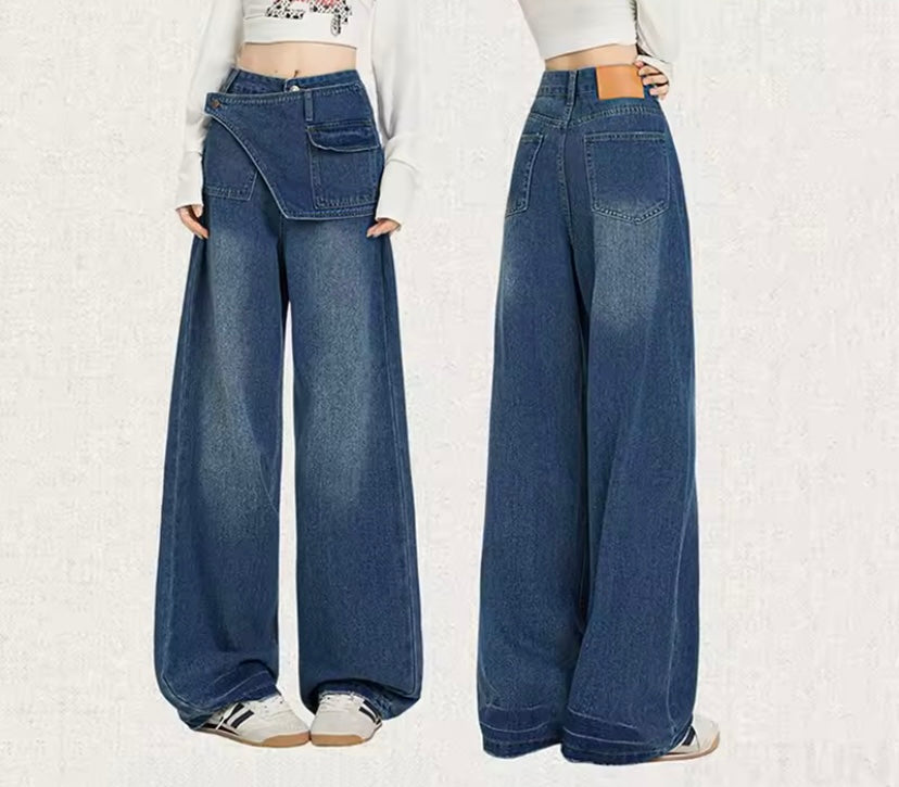 Womens Wide Leg Jeans