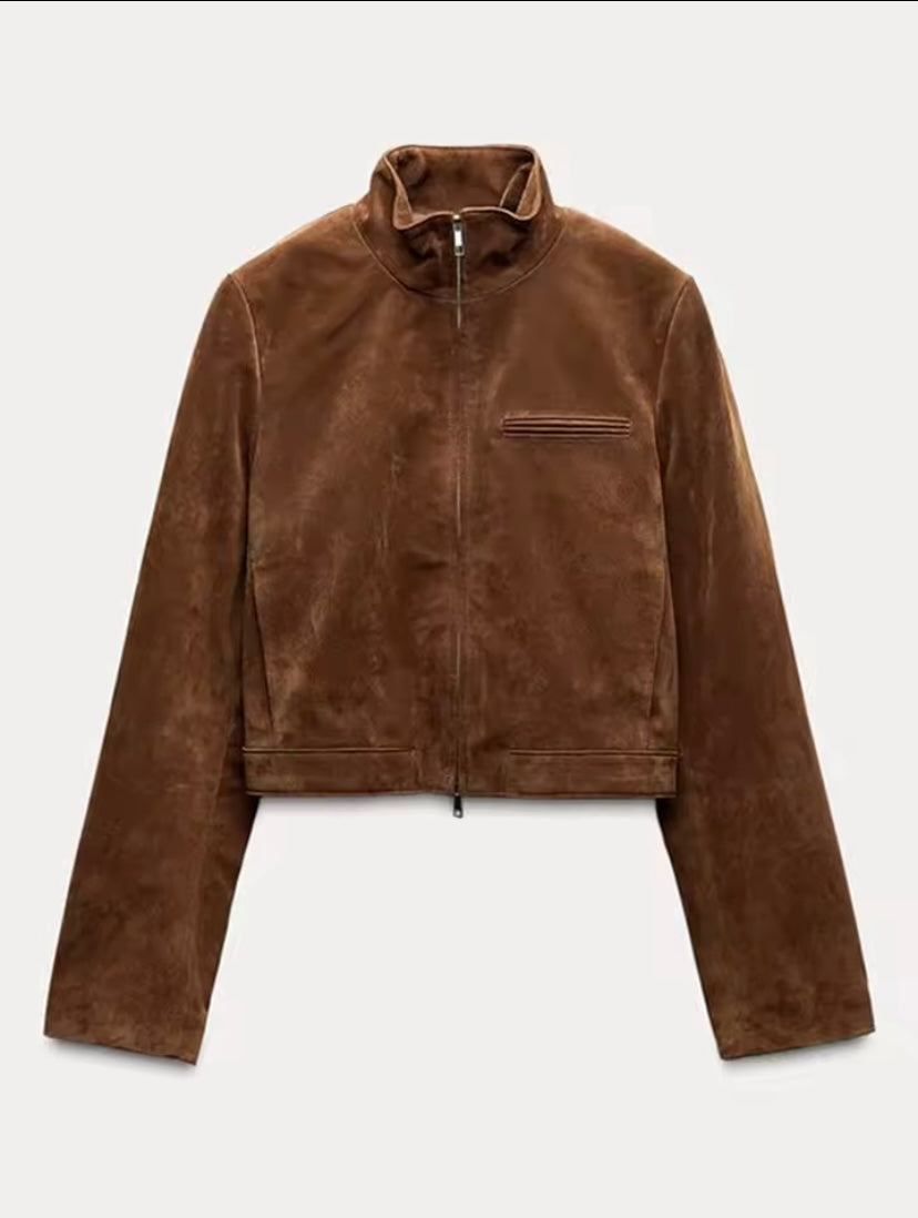 Suede Jacket Women