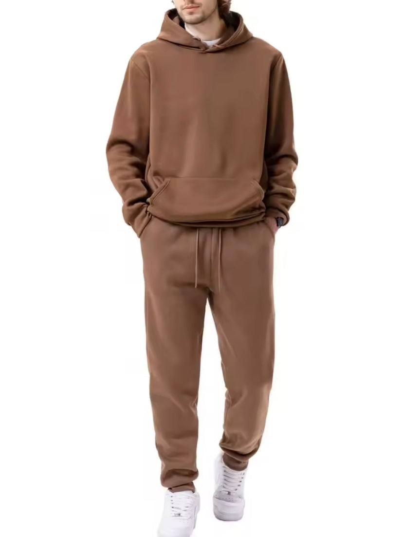 Brown men's sports suit
