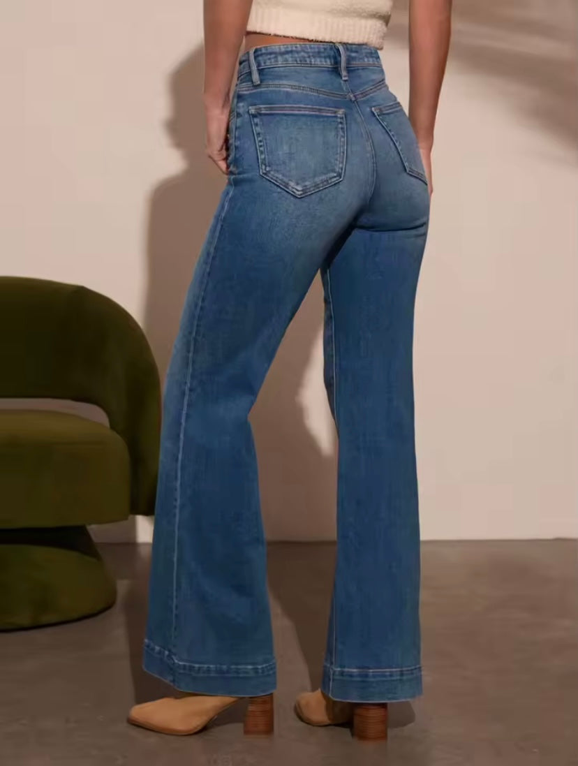 straight jeans slim fit wide leg