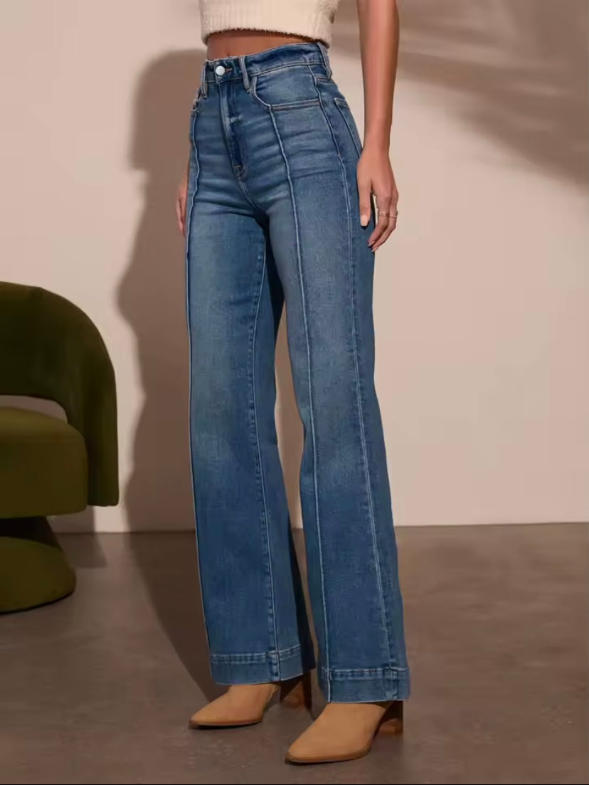straight jeans slim fit wide leg