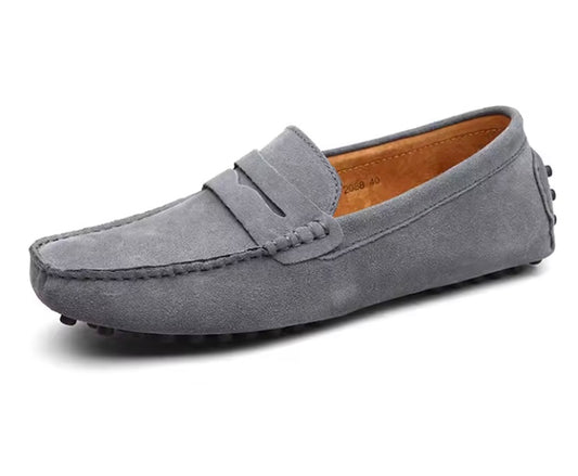 Men's suede leather casual moccasins