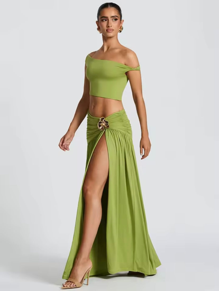 Dress With A Slanted