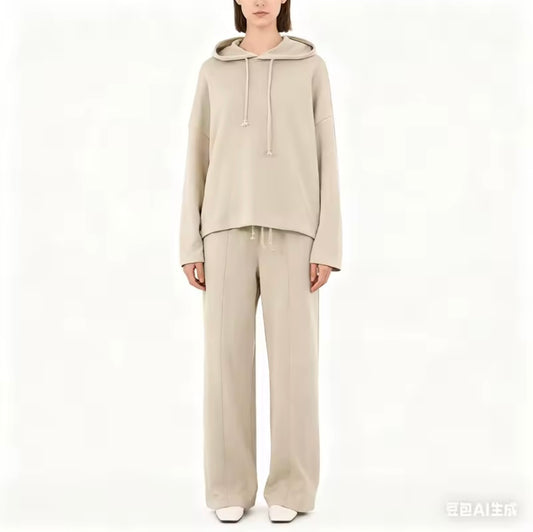 Women's Corduroy Hoodie Tracksuit